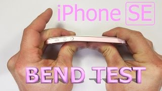 NEW iPhone SE - Bend Test - Scratch Test - Burn Test