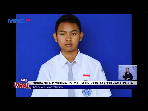 BERPRESTASI! Siswa SMA Asal Boyolali, Diterima di 7 Kampus Top Dunia #LintasiNewsSiang 24/05