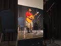 Songwriter/Guitarist Cassendre Xavier sings "Larger Than Life" at 2019 Black Women's Arts Festival