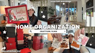 My Last November Vlog 🍂 Slow Fall Morning, Home Organization & Cute Hauls