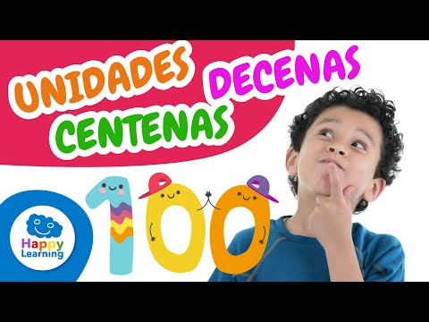 UNIDADES, DECENAS y CENTENAS | MATEMÁTICAS para Niños | Happy Learning 🔢🎓#matemáticas #happylearning