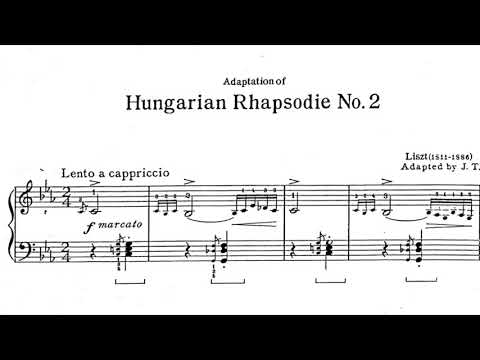 Liszt - Hungarian Rhapsody No. 2 (Easy version) Audio + Sheet Music
