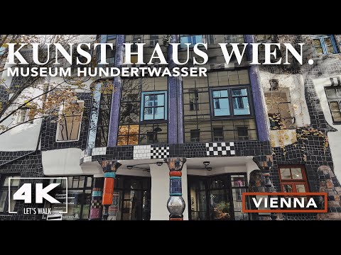 Kunst Haus Wien. Museu Hundertwasser | Passeio a pé pela exposição virtual | Guia de viagem em 4K de Viena