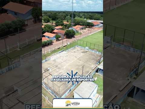 Início da Reforma e Ampliação da Quadra de Esportes de Santa Maria do Tocantins