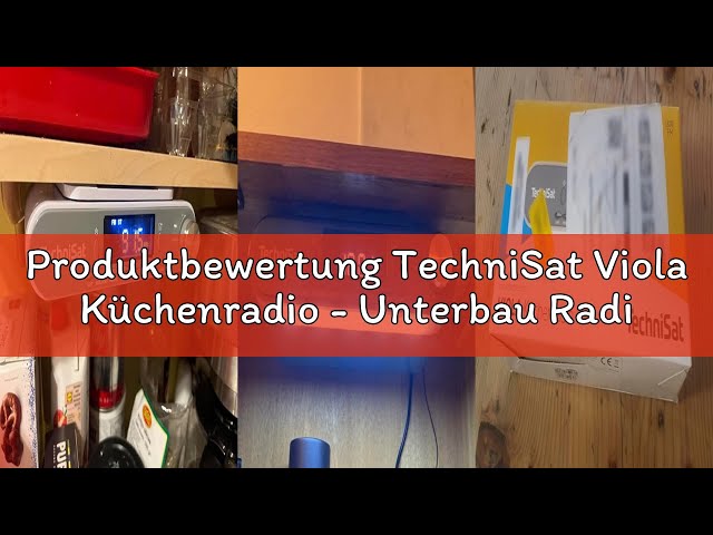 Vídeo relacionado con TechniSat Viola Radio de Cocina - Radio de Montaje bajo con UKW/FM