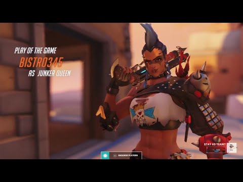 Junker Queen absolutely destroys the Overwatch 2 Lobby
