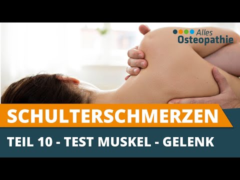 Schulterschmerzen aus osteopathischer Sicht - Muskel oder Gelenk