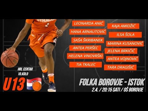 U13 HRL Centar 10  kolo 02 04 2019