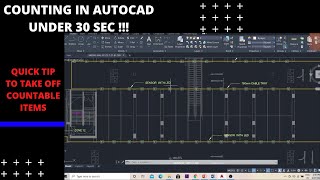 AUTOCAD Count | Quickly count items under 30 seconds