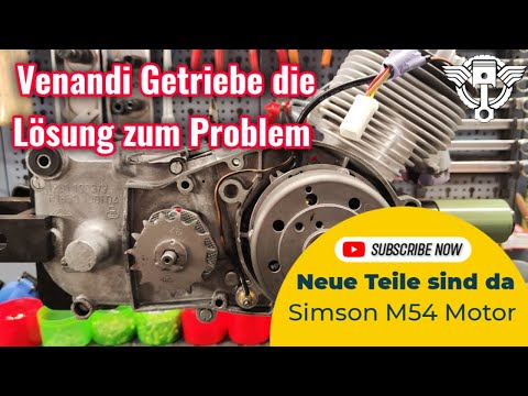 ❌Simson M54 Motor Venandi-Motors Getriebe die Lösung zum Getriebeschaden die Neuen Teile sind da!! ❌