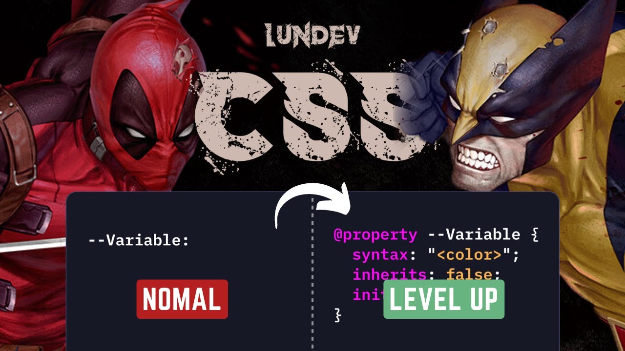 Variables in CSS - Level Up variables with Propery