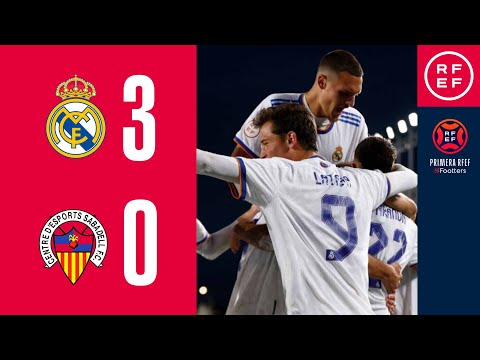 RESUMEN | Real Madrid Castilla 3-0 CE Sabadell | PrimeraRFEF | Jornada 13 | Grupo 2
