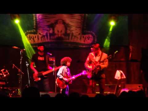 Taz (Brandon Neiderauer) with The New Mastersounds at Bear Creek Music Festival 2014