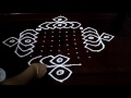 Simple lotus flowers  kolam with 15-1 straight | chukkala muggulu with dots| rangoli design