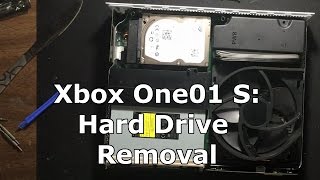 Xbox One 01 S: Opening and Hard Drive Removal
