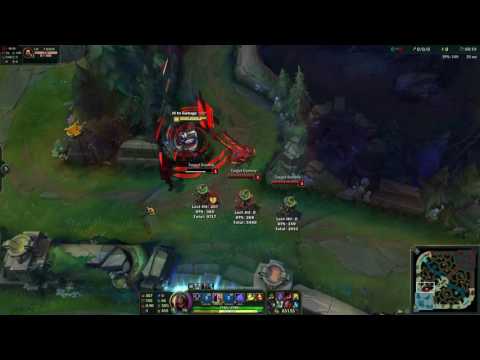 Zed makes his Q - Razor Shuriken literaly RAIN !!