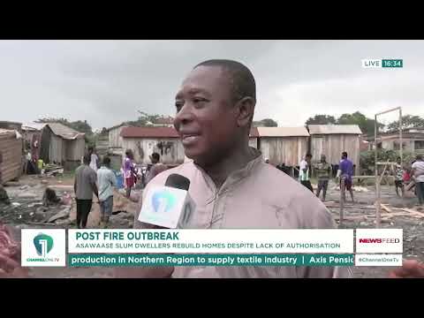 Asawase Pelele Fire Victims Rebuild Despite Assembly’s Ban