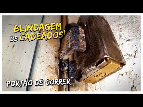 Tecnologia Caseira, Cadeado assim Não Consegue Arrombar e Serrar o Cadeado, Melhora 90% A segurança.