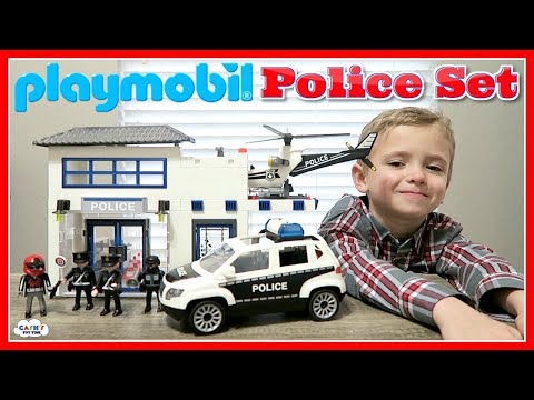 PLAYMOBIL City Action POLICE STATION Playset Toy Review