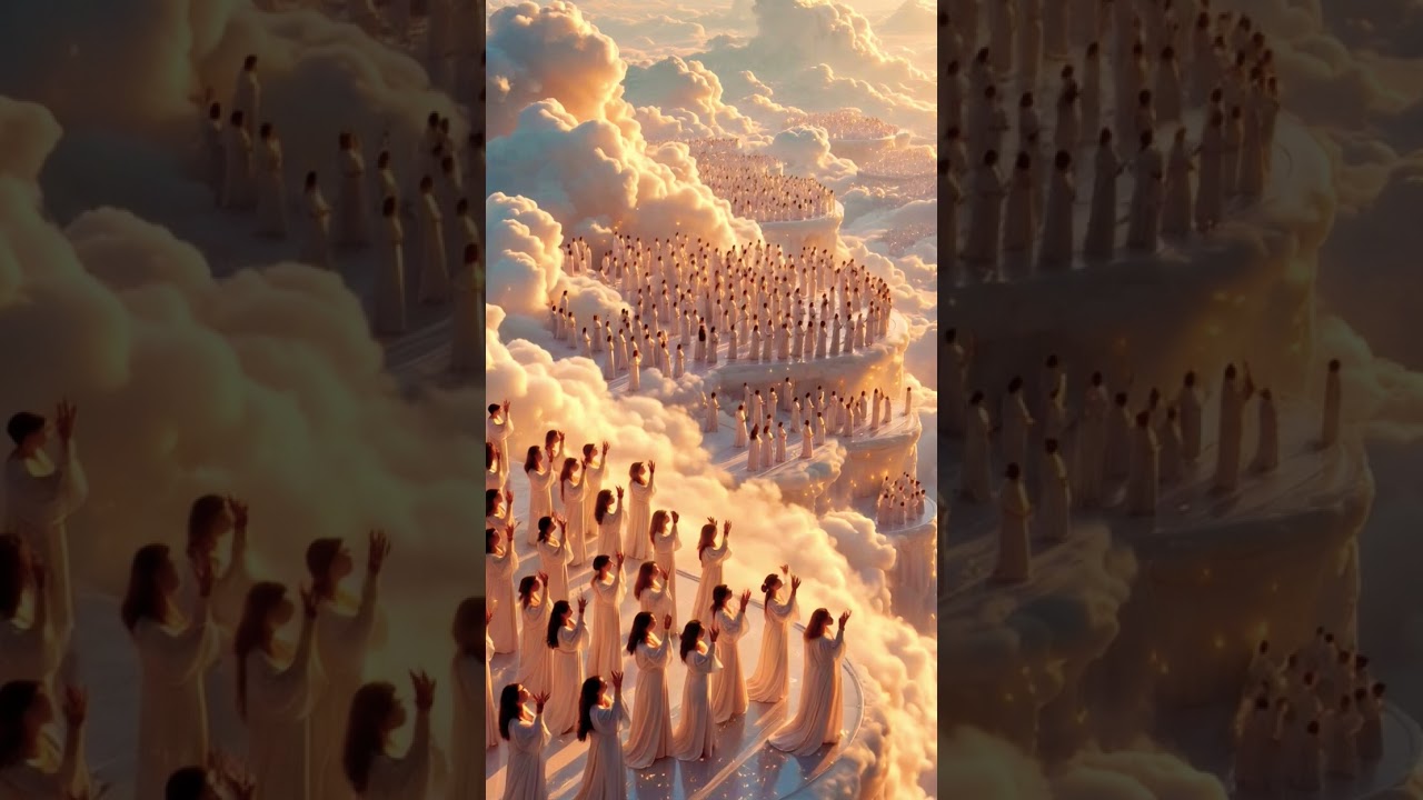 Heaven’s Choir: A Celestial Symphony in the Clouds | 8K Worship Vision