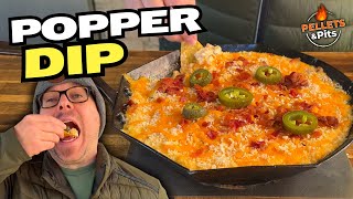 This Smoked Jalapeno Popper Dip is TOP 5 Smoker Dip Recipes We've EVER MADE! SO Easy!