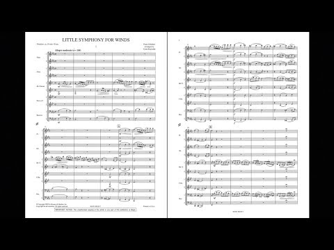 Little Symphony for Winds by Franz Schubert/arr. Verne Reynolds