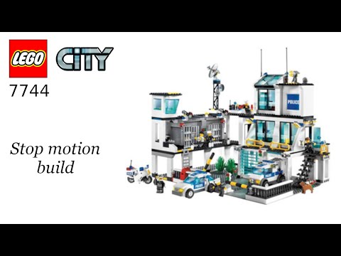 LEGO City 7744 Police Headquarters - Stop motion build