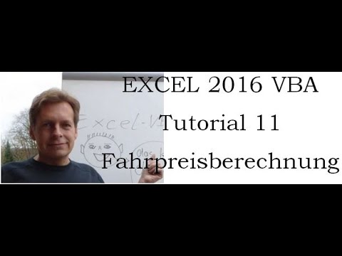 Excel VBA Tutorial 11 Fahrpreisberechnung
