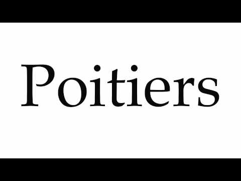 How to Pronounce Poitiers