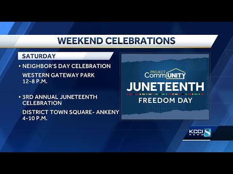 Here's where you can celebrate Juneteenth in Des Moines metro