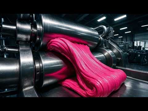 Inside the Sweetest Gum Factory: How Chewing Candy Is Made!