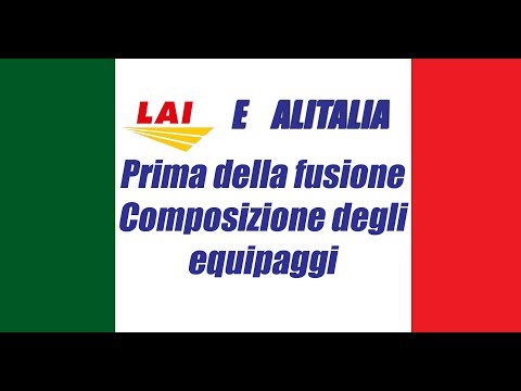 LAI and Alitalia before the merger - crew composition