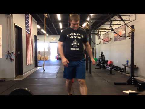 NBF WOD "nothing but fun" 135lb thrusters 15cal row 9min AMRAP 3min ANRAP ME bar muscle up