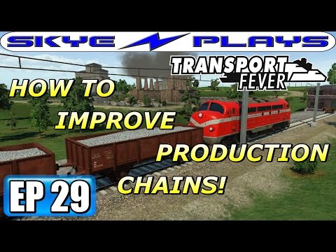 Transport Fever Let's Play / Gameplay Part 29 ►HOW TO IMPROVE PRODUCTION CHAINS - PART 1◀ (1967)