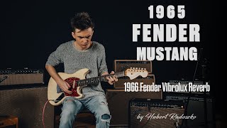 Video thumbnail for 1965 Fender Mustang on 1966 Fender Vibrolux Reverb played by Hubert Radoszko by Vintage Freak