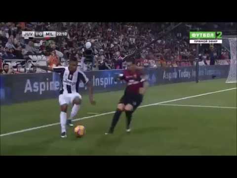 Alex Sandro crazy nutmeg vs AC Milan 1080i