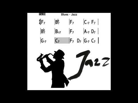 BASE DE JAZZ PARA IMPROVISAR EN FA MAYOR swing-blues