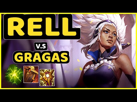 RELL vs GRAGAS - BOTTOM SUPPORT CHALLENGER GAMEPLAY - KR