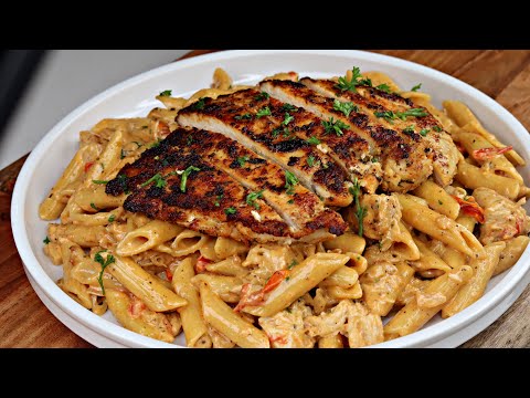 The Most Creamiest Cajun Chicken Pasta Ever!