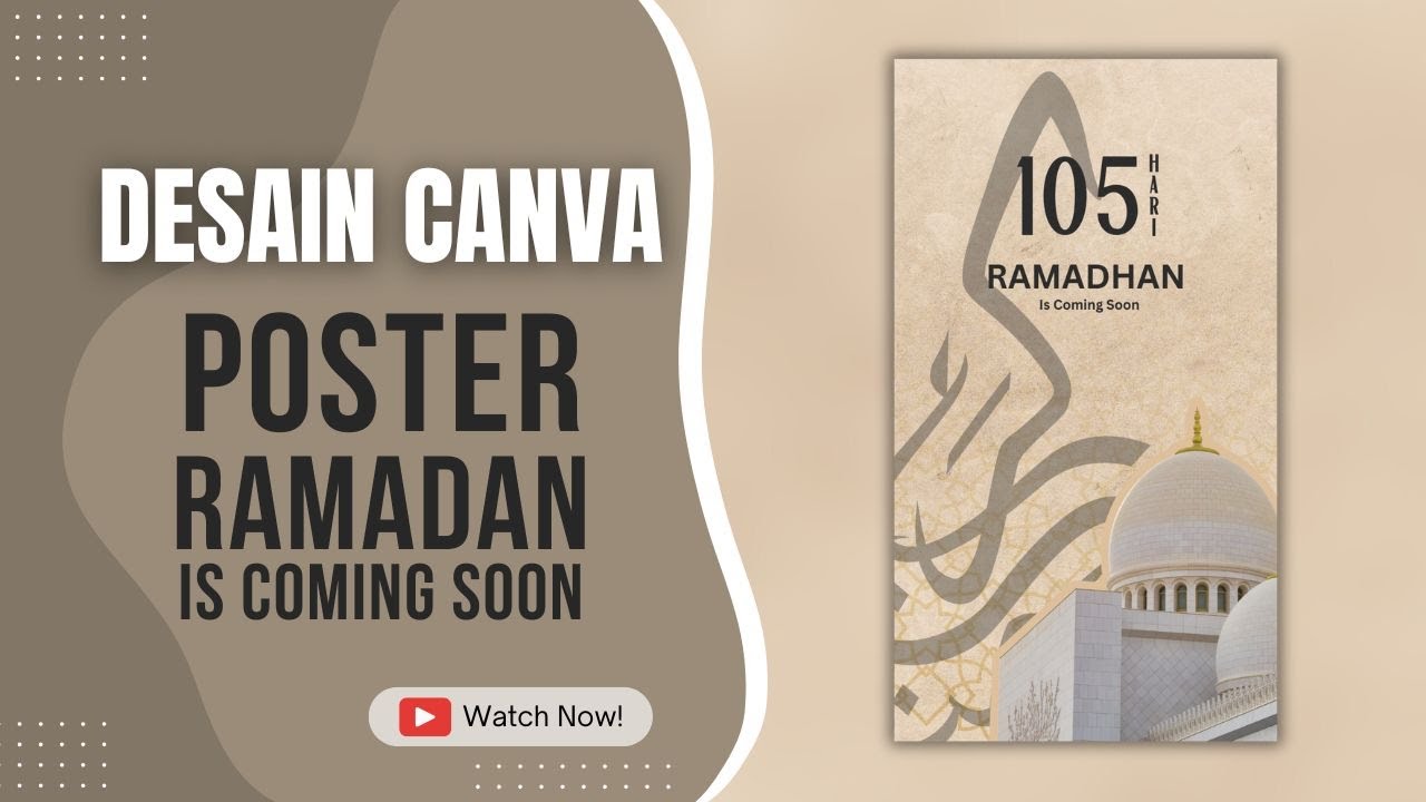 Desain Poster Ramadhan | Tutorial Untuk Pemula - Desain Canva