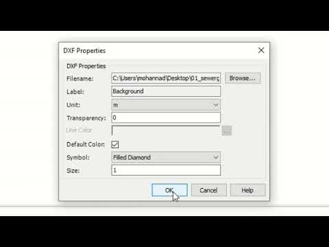 SewerGems Part 3/22 "Importing background maps or working with Bing background"