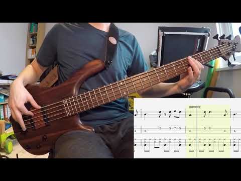 GrooveCell - Bass & Drum Grooves - bossa_nova_0001 (Video + Score) - 133 bpm - 4/4