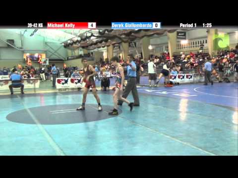FILA Cadet 39-42 KG Michael Kelly vs. Derek Giallombardo