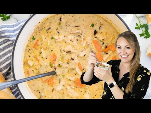 Sopa De Frango E Arroz De Uma Panela