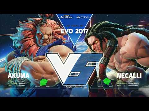SFV - EVO 2017 Top 16 - Tokido (Akuma) Vs Haitani (Necalli)