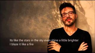 Danny Gokey - Because of You (lyrics video)