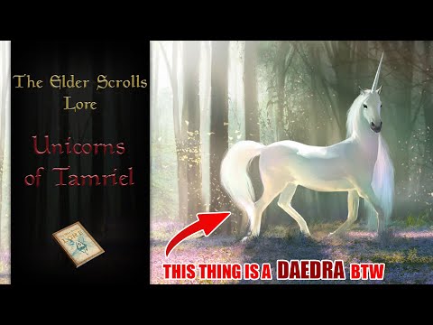 Unicorns in TES Are Kind of Weird - The Elder Scrolls Lore