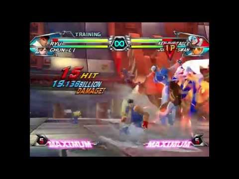 Tatsunoko vs. Capcom: UAS - Impractical Ryu combo.