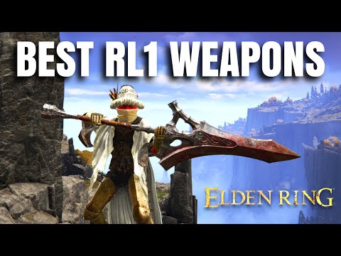 Top 10 Weapons For Level 1 Runs! Elden Ring Patch 1.10