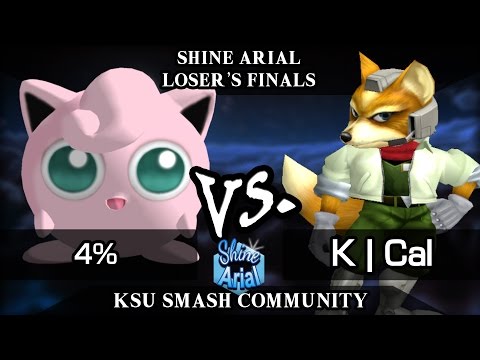 Shine Arial - 4% (Jiggs) vs K | Cal (Fox) - Melee Losers Finals